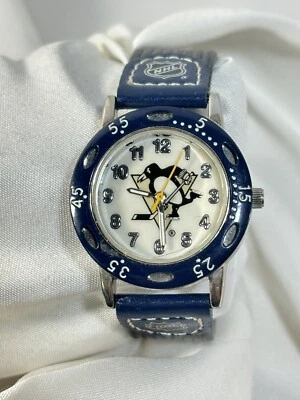 Reloj NHL Pittsburgh Penguin NHLKQ049C 361 PC21 Movimiento Singapur  Foto 1 de 4