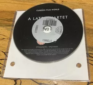 A Late Quartet Dvd DISC ONLY - Christopher Walken Philip Seymour Hoffman - Picture 1 of 3