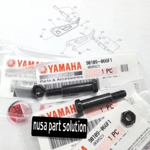 Juego de pernos y tuercas reposapiés trasero Yamaha RX115 YT115 RX135 [juego de 2] pieza original - Imagen 1 de 3