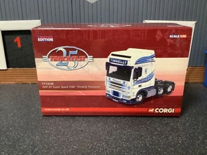 Corgi model truck 1:50 scale - BOXED TINNELLY TRANSPORT DAF XF - Picture 1 of 3