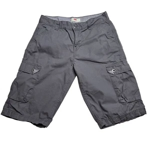 Levi's Cargo Shorts Boys 18 Gray Ripstop Cotton Casual Summer outdoor Classic - Picture 1 of 4