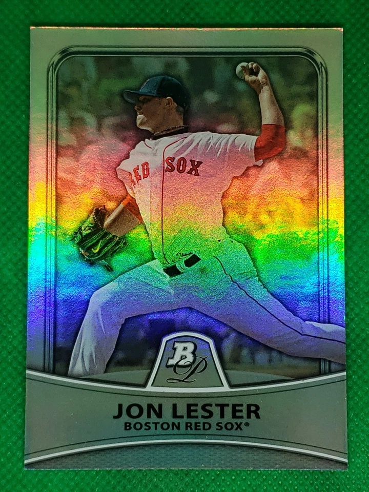 Jon Lester 2010 Bowman Platinum #95 Parallel SN 394/999 - Boston Red Sox - Image 1 of 2