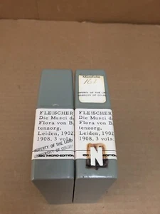 IDC Micro-Edition Microfiche 39 Cards 2 Set Fleischer, M. Die Music der Flora Vo - Picture 1 of 4