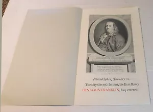 GEHENNA PRES 1966 LTD ED THE ENCOURAGERS OF THE ART OF PRINTING by BEN FRANKLIN - Foto 1 di 5