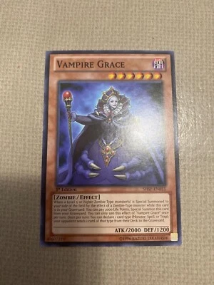 Yu-Gi-Oh! vampire grace mint common 1st ed SHSP-EN031 - Image 1 of 2