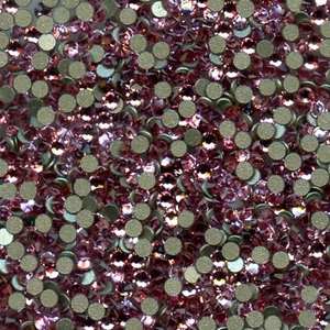 2058 SS5 LR *** 100 STRASS SWAROVSKI FOND PLAT 1,85mm LIGHT ROSE F - Picture 1 of 4