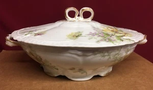 Vintage Theo Haviland H739 Gemüseschüssel mit rundem Deckel  - Bild 1 von 8