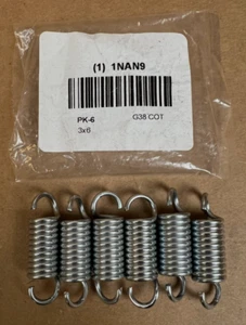 1Nan9 Ext Spring 3x6 G38 COT (Pack Of 6) - Picture 1 of 5