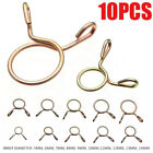 Plated M5-M14 Fuel Line Hose Clips Water Pipe Hose Clamp Tubing Spring Clamps