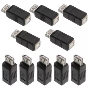 10PCS USB 2.0 A Male to USB 2.0 B Female Plug Printer Scanner Adapter Converter - Picture 1 of 6