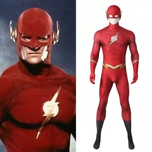 The Flash Season 8 Jay Garrick Zentai Tights Cosplay Costume Bodysuit Halloween - Picture 1 of 14