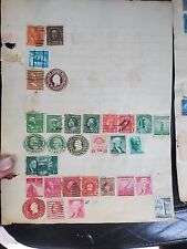 2 Sheets Of Rare American Early 1900s Stamps