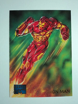 1995 MARVEL MASTERPIECES - BASE CARD - IRON MAN # 54  ( PACK FRESH ) - Image 1 of 4