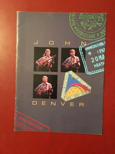 John Denver One World tour book 1986 concert souvenir Windstar Journal - Picture 1 of 4