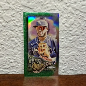 JOSE SIRI 2022 TOPPS ALLEN & GINTER #296 CHROME MINI GREEN REFRACTOR /99 RC RAYS - Picture 1 of 3