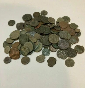 LOT OF 12 AE ANCIENT & ROMAN COINS AND ALWAYS BONUS COINS ADDED.,.,. / - Picture 1 of 2