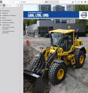 Volvo L90G Wheel Loader Service Repair Manual Construction PDF USB - Picture 1 of 2