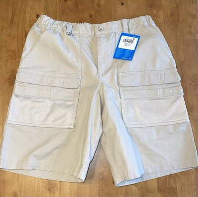 Pantalones Cortos Columbia Juveniles Extra Grandes 18-20 Caqui Carga Nuevos con Etiquetas Aire Libre Informales Foto 1 de 4