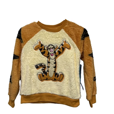 Top de pijama polar Disney Tigger Winnie the Pooh niños 7/8 ajuste ceñido naranja Foto 1 de 4