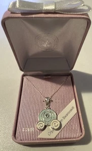 Autentico Disney Parks Cenerentola Coach blu con cristallo bianco di Swarovski - Foto 1 di 5