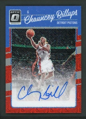 2023-24 CHAUNCEY BILLUPS AUTO PANINI DONRUSS OPTIC MOJO RED AUTOGRAPHS - Image 1 of 2