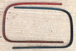 1940 - 1947 Ford Truck WINDSHIELD GARNISH MOLDINGS Original pair '40 Coupe Sedan - Picture 1 of 16