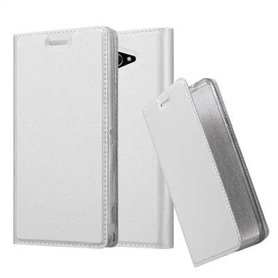 Custodia per Sony Xperia M2 / M2 AQUA Cover Portafoglio Protettiva Magnetica - Immagine 1 di 4
