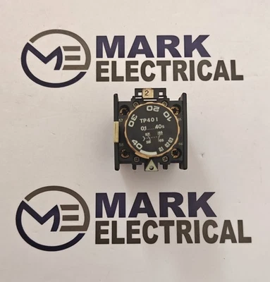 TP40I ABB ADD ON CONTACTOR TIMING 0.1S-40S LIVRAISON RAPIDE GRATUITE - Photo 1/4