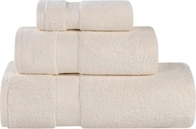 Zero Twist 100% Cotton Towel Set, 3-Piece Set, Extra Soft Bath Towel, Face To... - Image 1 of 4
