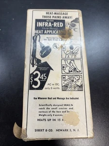 Vintage INFRA-MASSAGE Infra-Red Heat Massager by International Biotical Co. - Picture 1 of 7