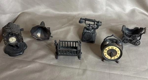 VTG 1970’s Durham Ind Die-Cast Miniature Figurines Lot of 6 Holly Hobbie Style - Picture 1 of 20