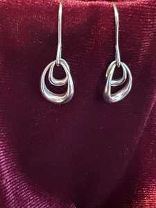 Georg Jensen Sterling Offspring Drop Earrings - Imagen 1 de 4