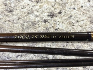 SELTENE ultraleichte GRAPHITE Spinnstange.  7 FUSS 6 ZOLL 2-8 # Kunnan Spiraltech - Bild 1 von 9