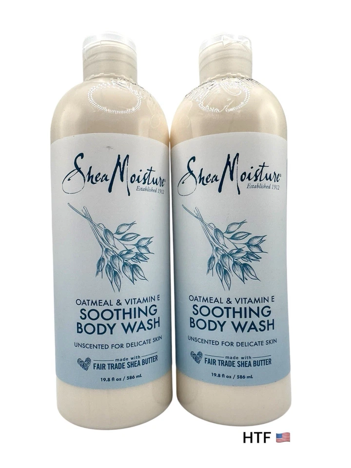Shea Moisture Oatmeal & Vitamin E Soothing Body Wash 19.8 Oz