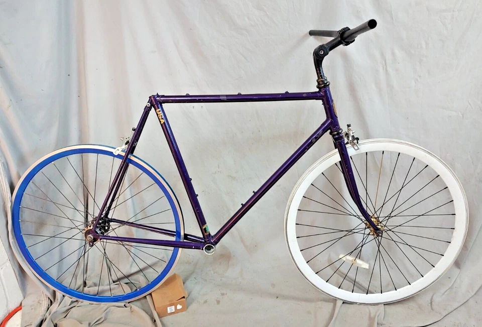 1987 Trek 560 Road Bike Large 56cm Reynolds Chromoly Steel Shimano 105 Purple US - Image 1 of 4