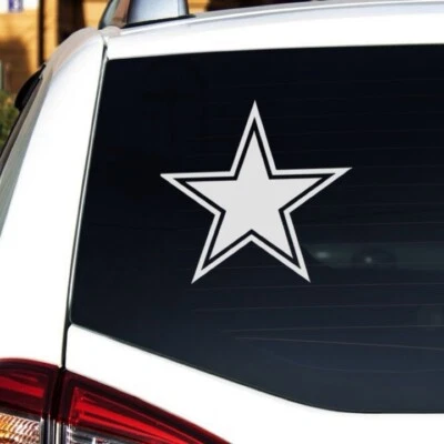 Calcomanía/pegatina de vinilo Dallas Cowboys-5 tamaños-ventana-portátil-coche-camión Foto 1 de 2