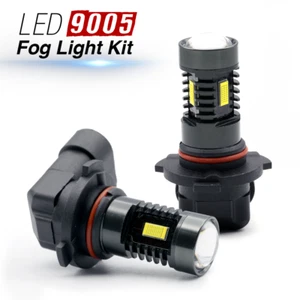 2x 9005 HB3 6000K LED Projector Fog Driving DRL Lamp Light Bulbs White - Picture 1 of 9