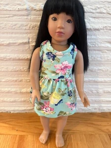 SELTENE Starpath Dolls Wunschstern schwarze Haare 18 Zoll Puppe 2015 - Bild 1 von 5