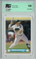 Ramon Laureano 2019 Topps #19 Montgomery '72 Style Rookie Card PGI 10