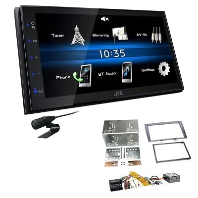 JVC 2 DIN Autoradio Bluetooth für Peugeot 308 2007-2009 schwarz mit Canbus - Bild 1 von 4