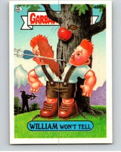 1987 Topps Garbage Pail Kids Series 11 #456B William Won't Tell V73779 - Picture 1 of 2