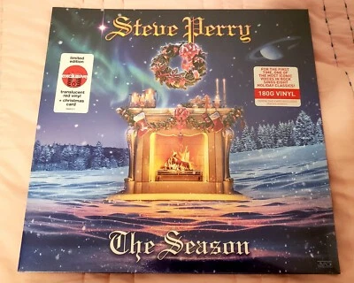 Steve Perry The Season Target Red Vinyl LP w Christmas Card New Sealed  Foto 1 de 2
