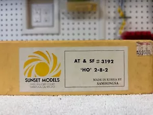 Sunset Models HO Brass Santa Fe 2-8-2 DC Locomotive unpainted Road # 3192 - Picture 1 of 9