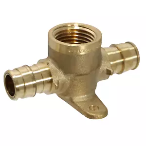 XFITTING 10-Pack 1/2" Pex A Female Tee w/ Drop Ear, Female NPT - Picture 1 of 4