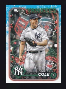 2024 Topps Holiday #H12 GERRIT COLE New York Yankees - Picture 1 of 2