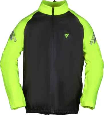 MODEKA Flex Dry Regenjacke schwarz gelb wasserdicht flexibel Stretch Gr. L - Bild 1 von 4