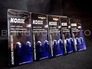 10 x KONIK T10 W5W 12V 5000K White Light Halogen Parker Rego Number Plate Bulb - Bild 1 von 12