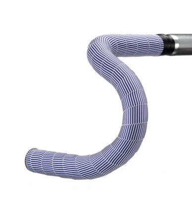 Woven STRIPES BLUE/WHITE Touring Bicycle Bike BTP Handlebar Tape - Image 1 of 4