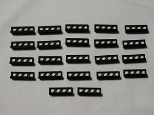 22 LEGO Zäune/Black fence 1 x 4 x 1 - Schwarz - Vintage (A78) - Bild 1 von 1