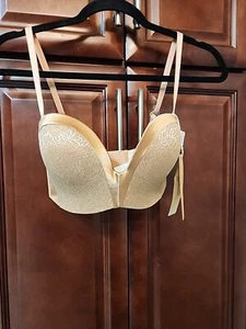 Wingslove Bra Moulded Underwire Style 160238 Beige Size 32DDD Push Up NWT - Picture 1 of 9
